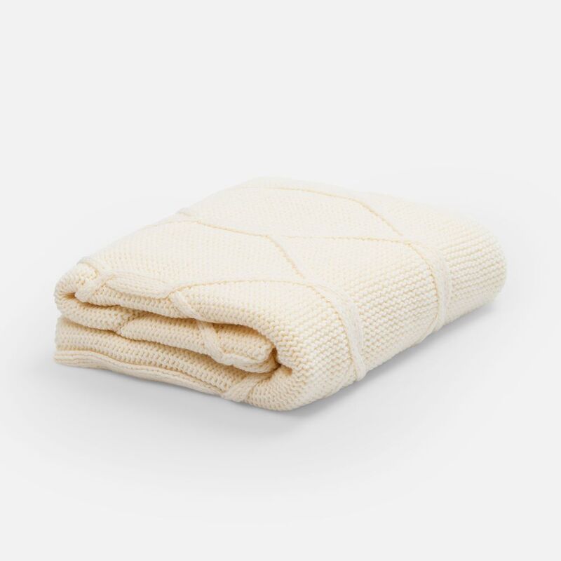 Плед Curve Verve, молочно-белый арт.20706.60