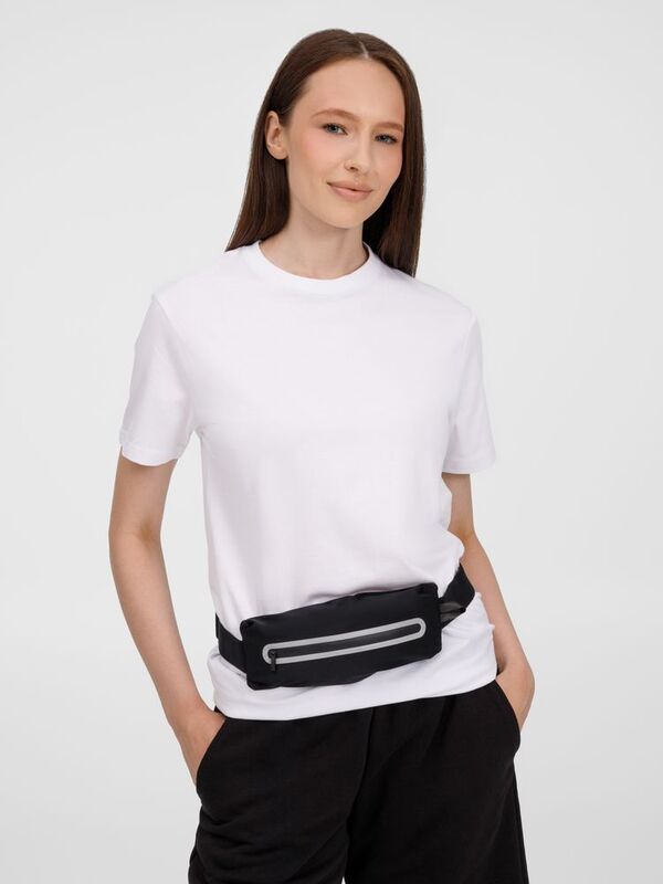 Спортивная поясная сумка Springa, черная арт.18720.30