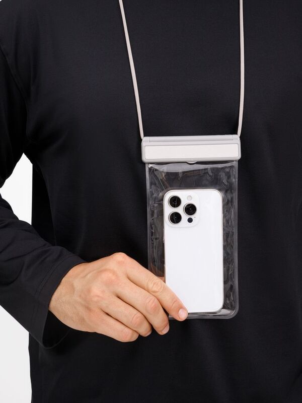 Водонепроницаемый чехол для телефона Aqualock, серый арт.18723.30