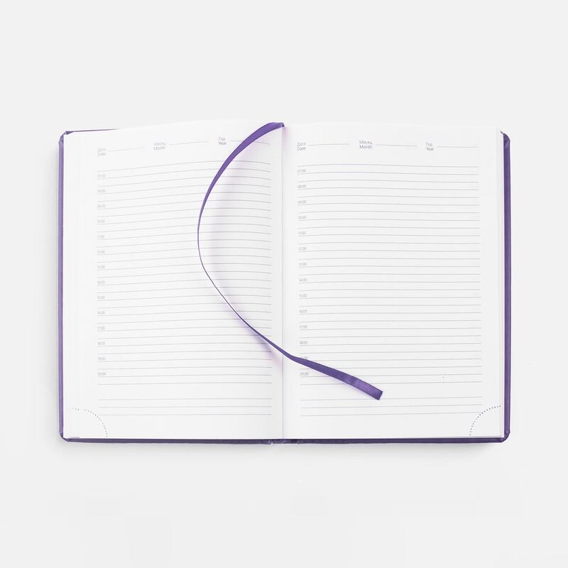 Ежедневник Prizma, недатированный, фиолетовый арт.26450.70