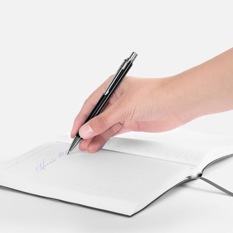 Ручка шариковая Arvent Glossy, черная арт.19241.30