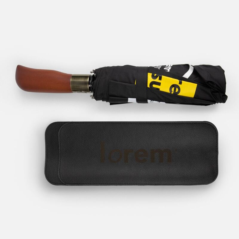 Зонт складной Cloudburst в подарочной упаковке, темно-синий арт.17192.40