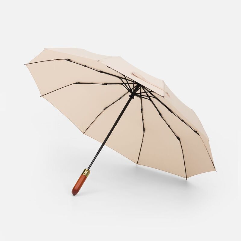 Зонт складной Cloudburst в подарочной упаковке, бежевый арт.17192.00