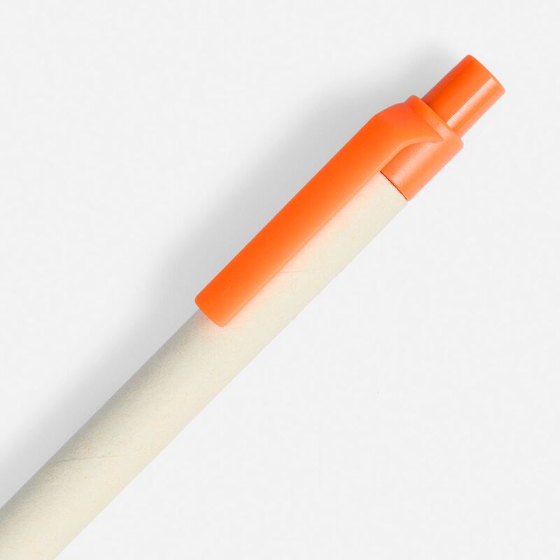 Ручка шариковая MilkMake, оранжевая арт.19917.20