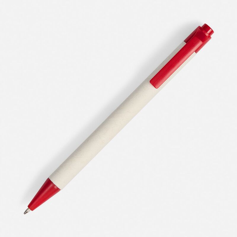 Ручка шариковая MilkMake, красная арт.19917.50