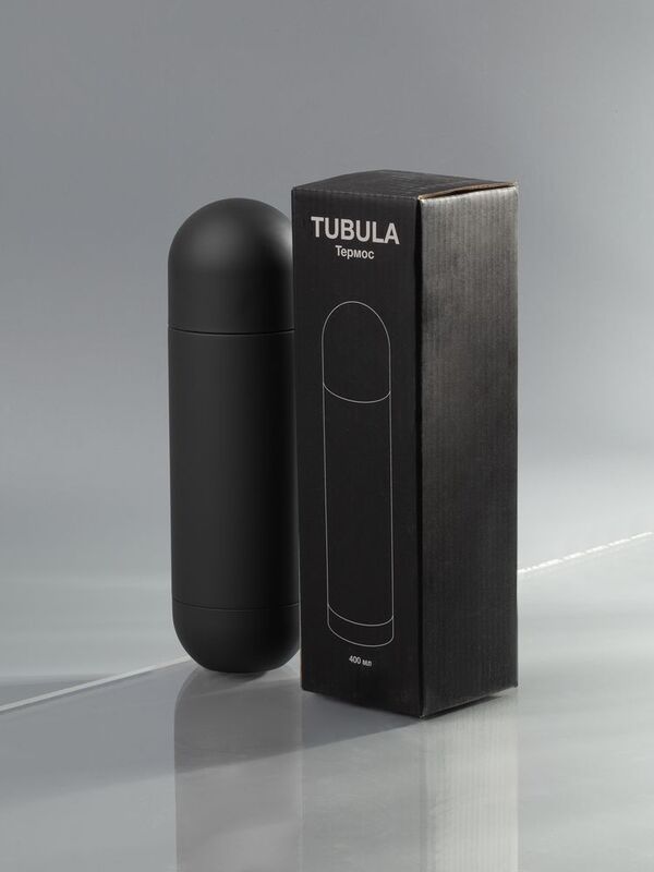 Термос Tubula Soft Touch, черный арт.19919.30