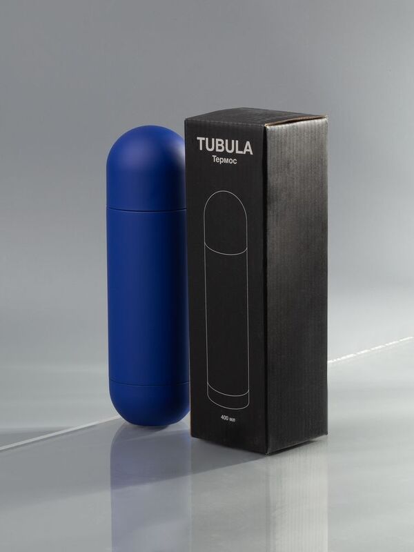Термос Tubula Soft Touch, синий арт.19919.40