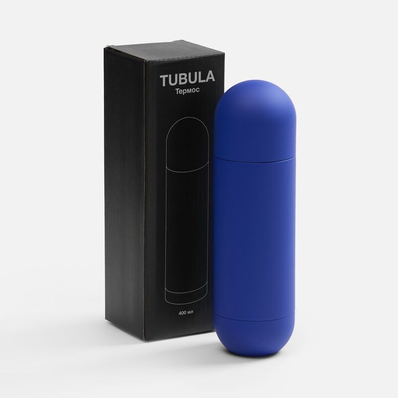 Термос Tubula Soft Touch, синий арт.19919.40