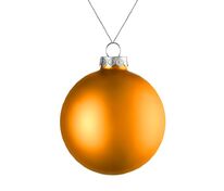 Елочный шар Finery Matt, 8 см, матовый оранжевый арт.17663.20