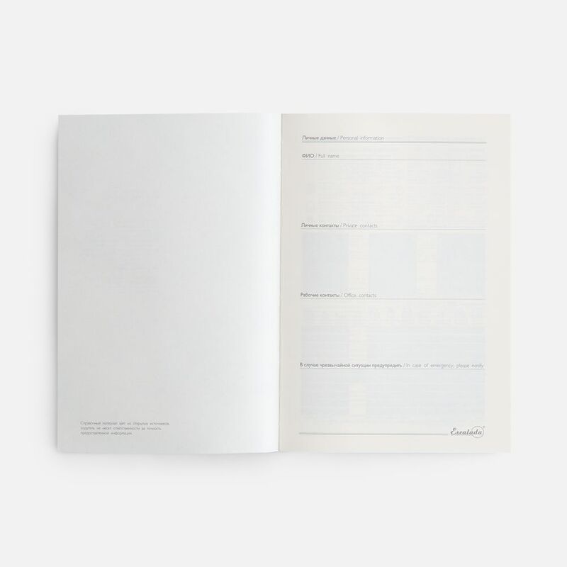 Ежедневник-органайзер Clean Slate, недатированный, красный арт.20134.50