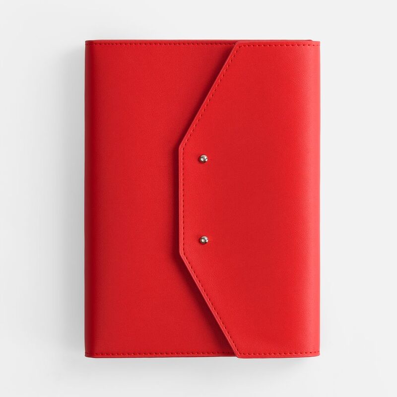 Ежедневник-органайзер Clean Slate, недатированный, красный арт.20134.50