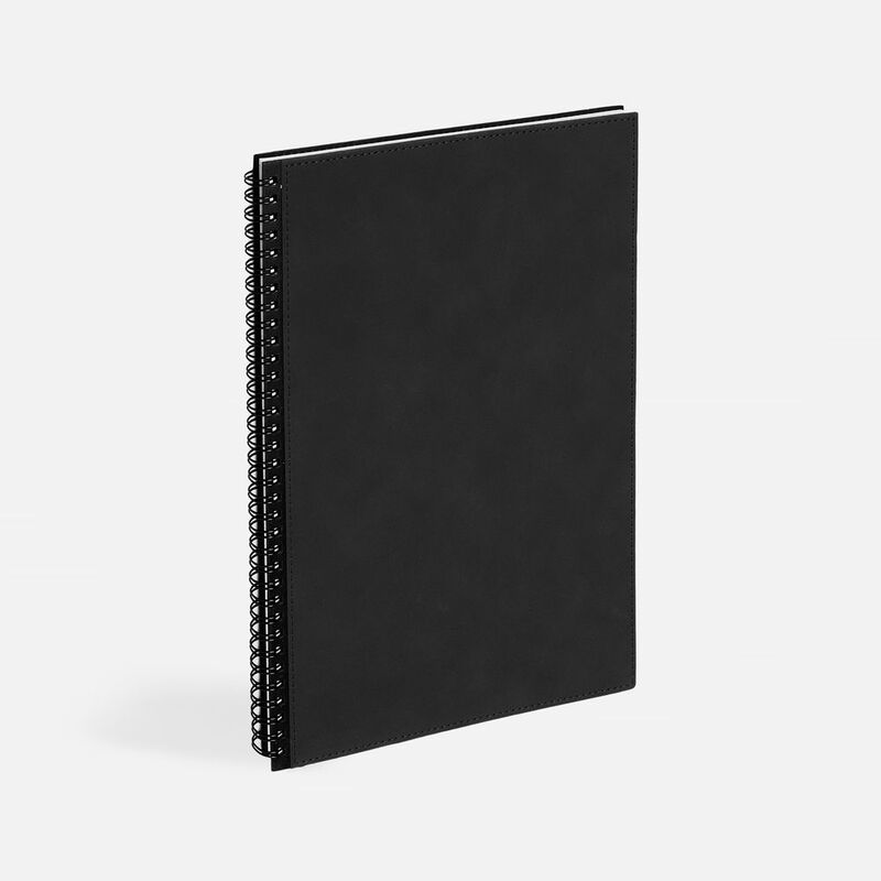 Ежедневник Notera Maxi, недатированный, черный арт.20135.30