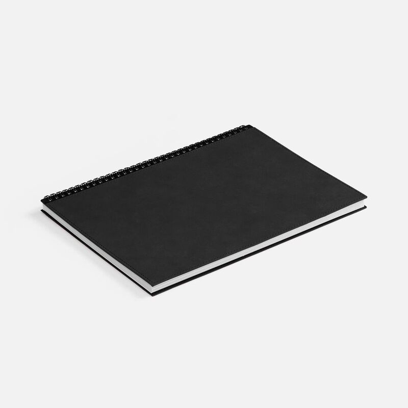 Ежедневник Notera Maxi, недатированный, черный арт.20135.30