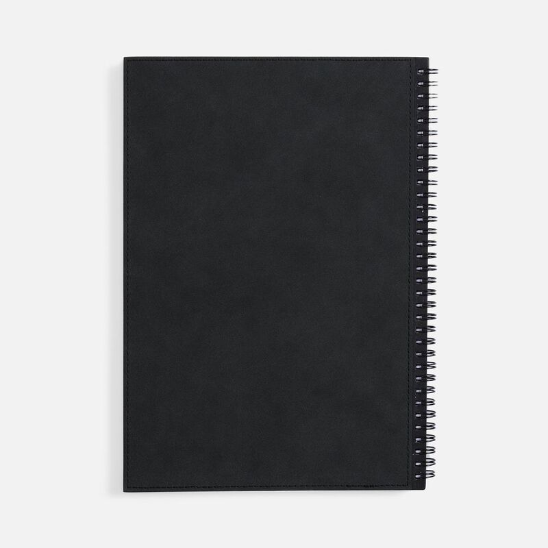 Ежедневник Notera Maxi, недатированный, черный арт.20135.30