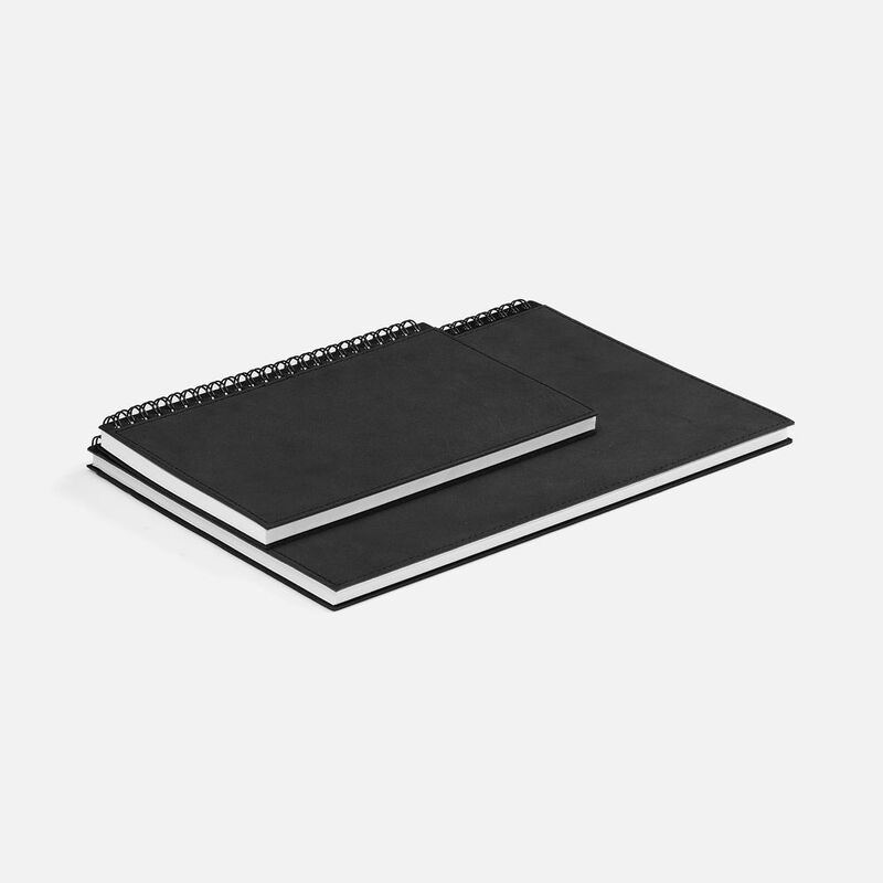 Ежедневник Notera Maxi, недатированный, черный арт.20135.30