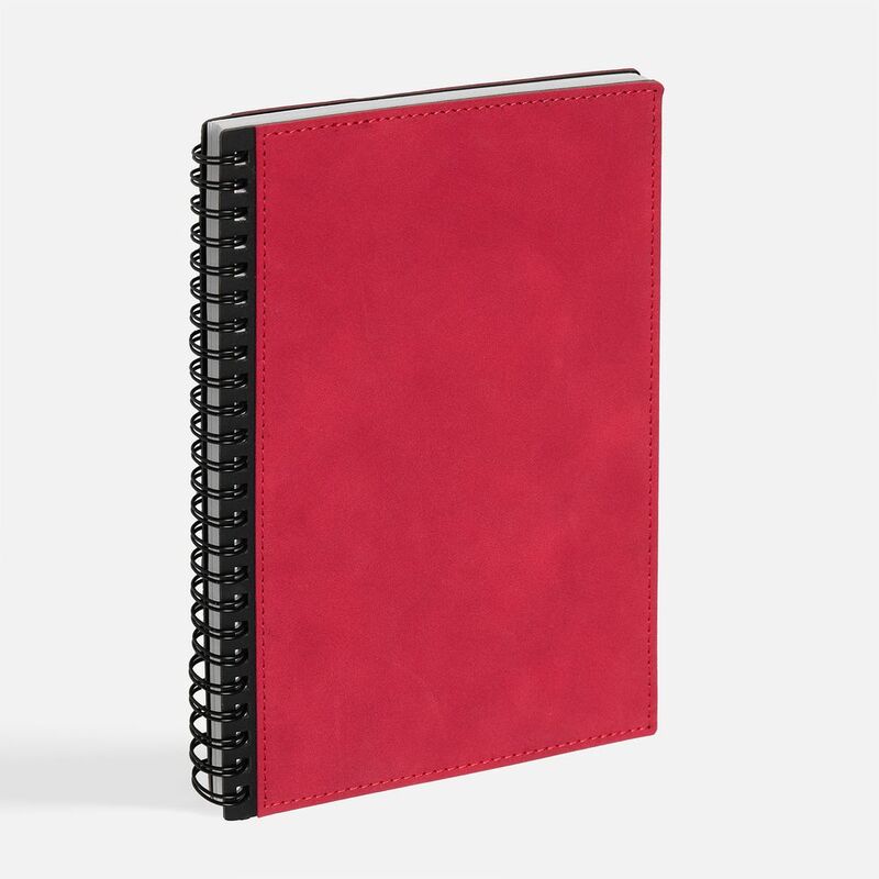 Ежедневник Notera Maxi, недатированный, красный арт.20135.50