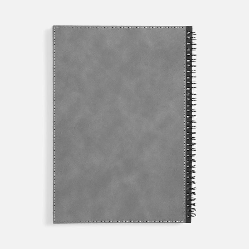 Ежедневник Notera Maxi, недатированный, серый арт.20135.10