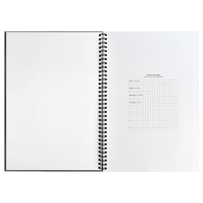 Ежедневник Notera Maxi, недатированный, серый арт.20135.10