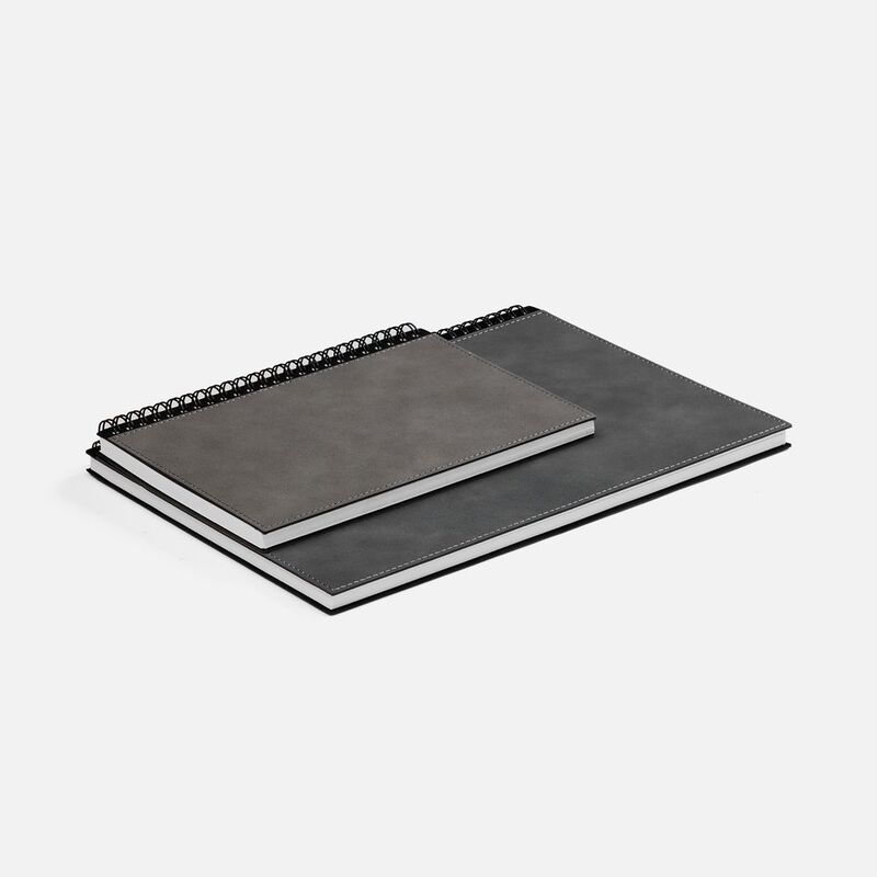 Ежедневник Notera Maxi, недатированный, серый арт.20135.10