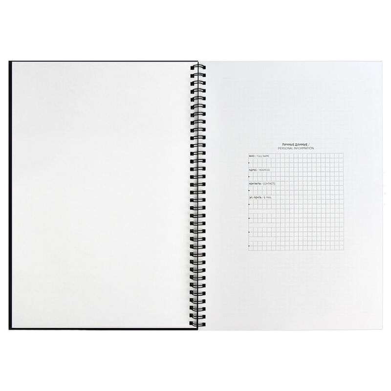 Ежедневник Notera, недатированный, черный арт.20136.30