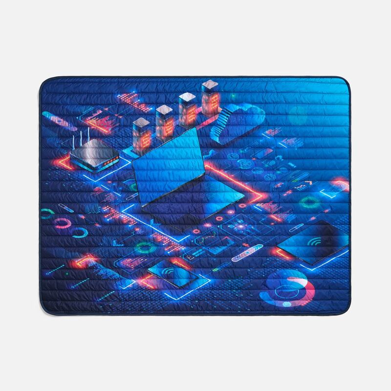 Плед Mosaic с печатью на заказ арт.18478.01