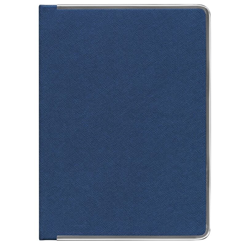 Ежедневник Frame Metal, недатированный, синий арт.21167.40