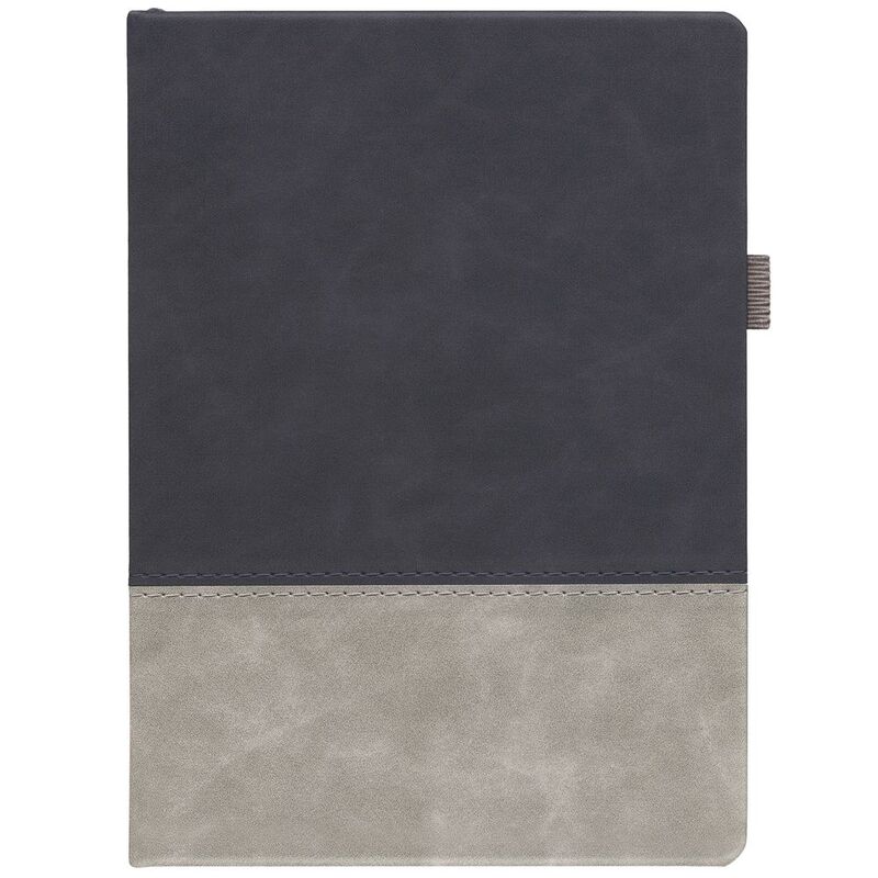 Ежедневник Horizon, недатированный, серый с черным арт.21172.13