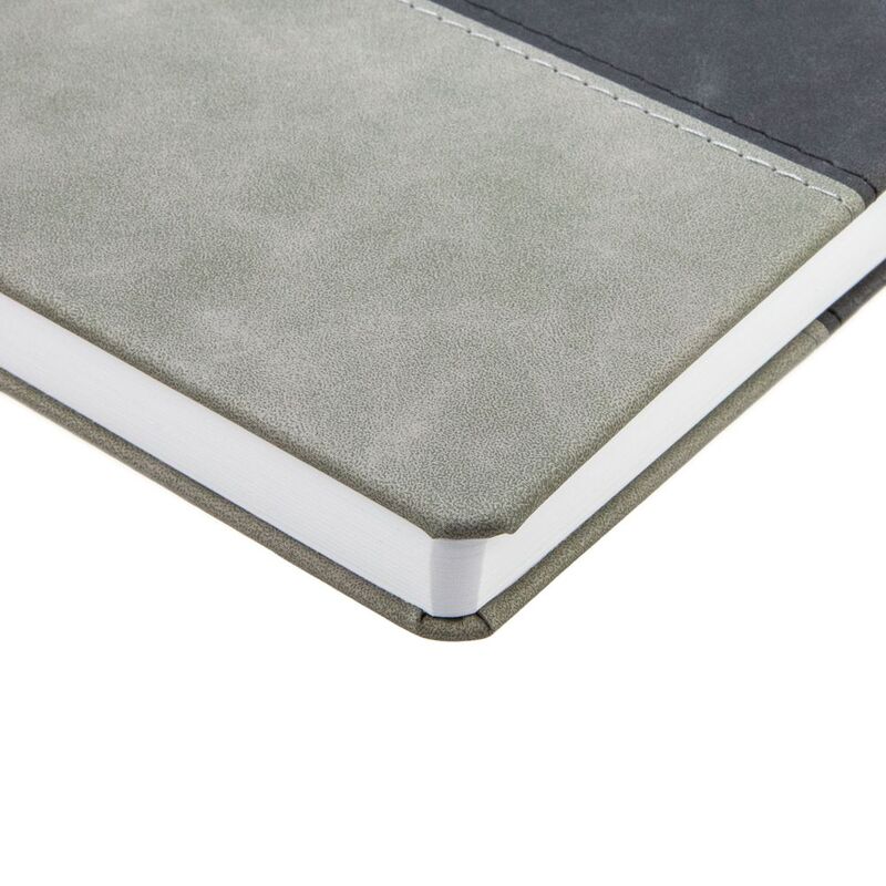 Ежедневник Horizon, недатированный, серый с черным арт.21172.13