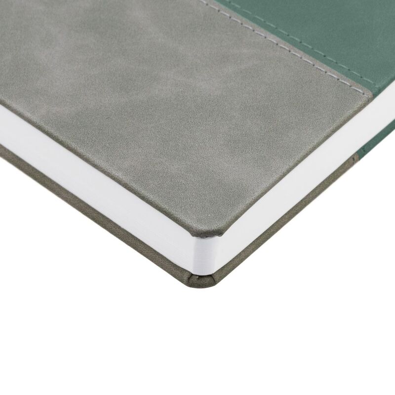 Ежедневник Horizon, недатированный, серый с зеленым арт.21172.19