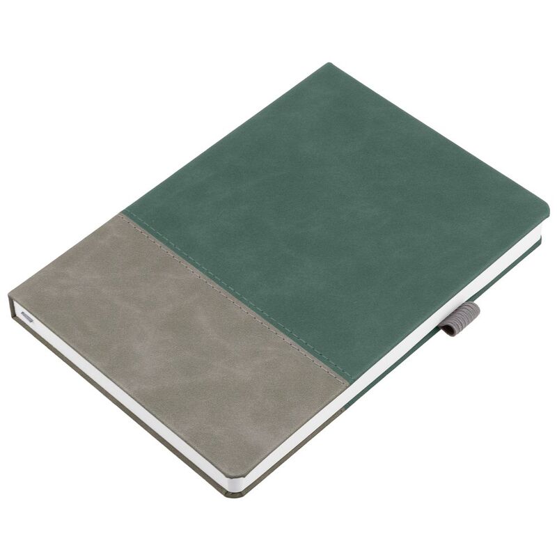 Ежедневник Horizon, недатированный, серый с зеленым арт.21172.19