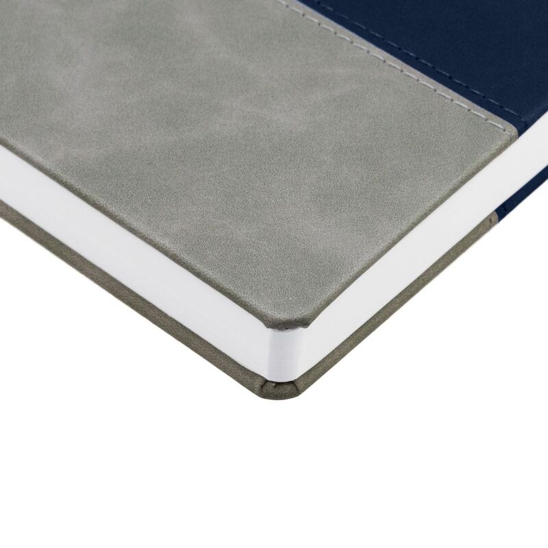 Ежедневник Horizon, недатированный, серый с синим арт.21172.41