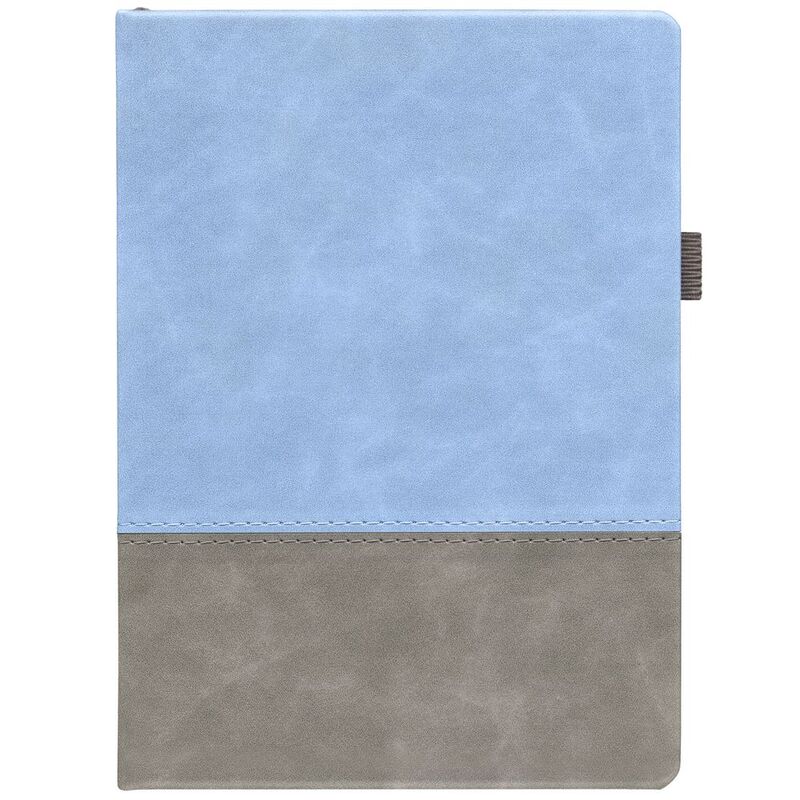 Ежедневник Horizon, недатированный, серый с голубым арт.21172.14