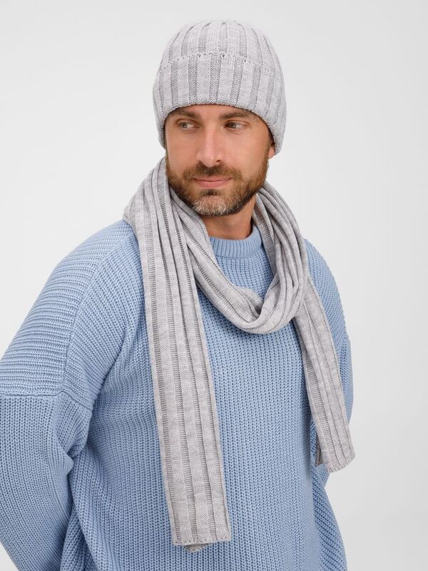 Шапка Metelitsa, серебристо-серый меланж арт.19242.31