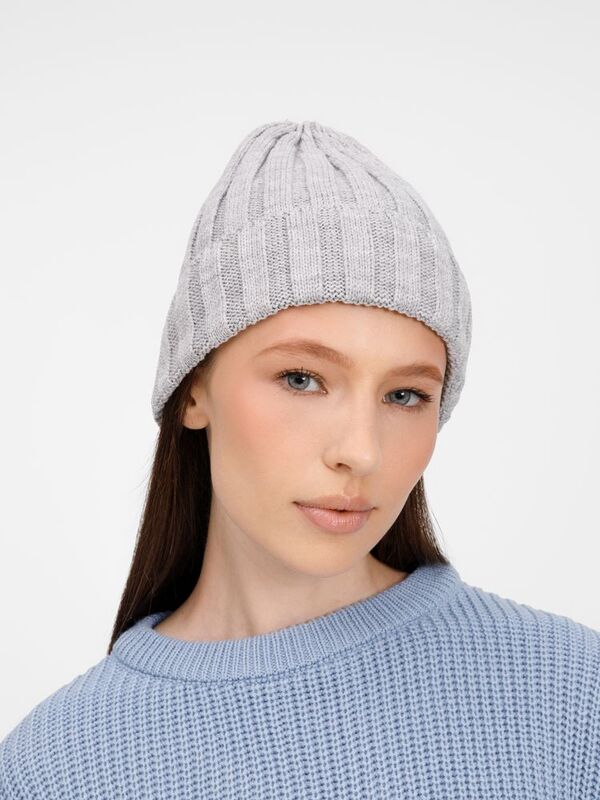 Шапка Metelitsa, серебристо-серый меланж арт.19242.31
