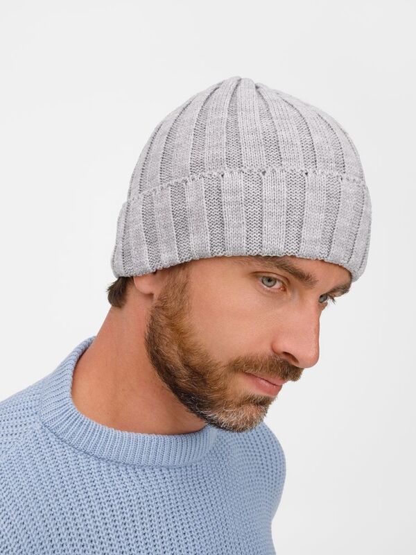 Шапка Metelitsa, серебристо-серый меланж арт.19242.31