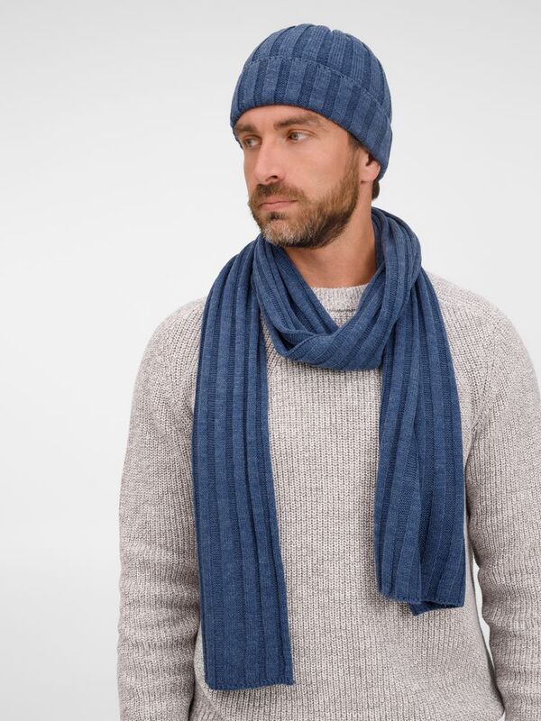 Шарф Metelitsa, синий меланж (джинс) арт.19243.45