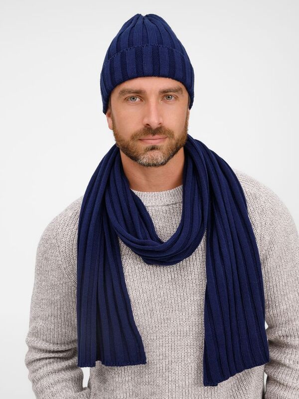 Шарф Metelitsa, темно-синий (сапфир) арт.19243.41