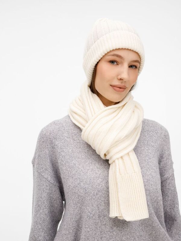Шарф Bellish, белый (ванильный) арт.19245.61