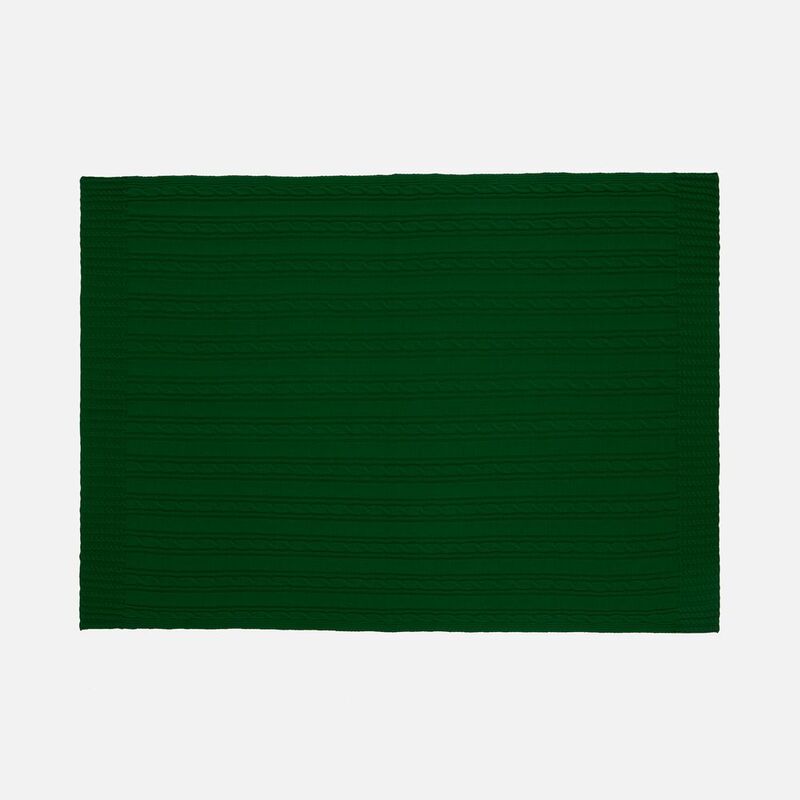 Плед Remitti, глубокий зеленый арт.19246.93