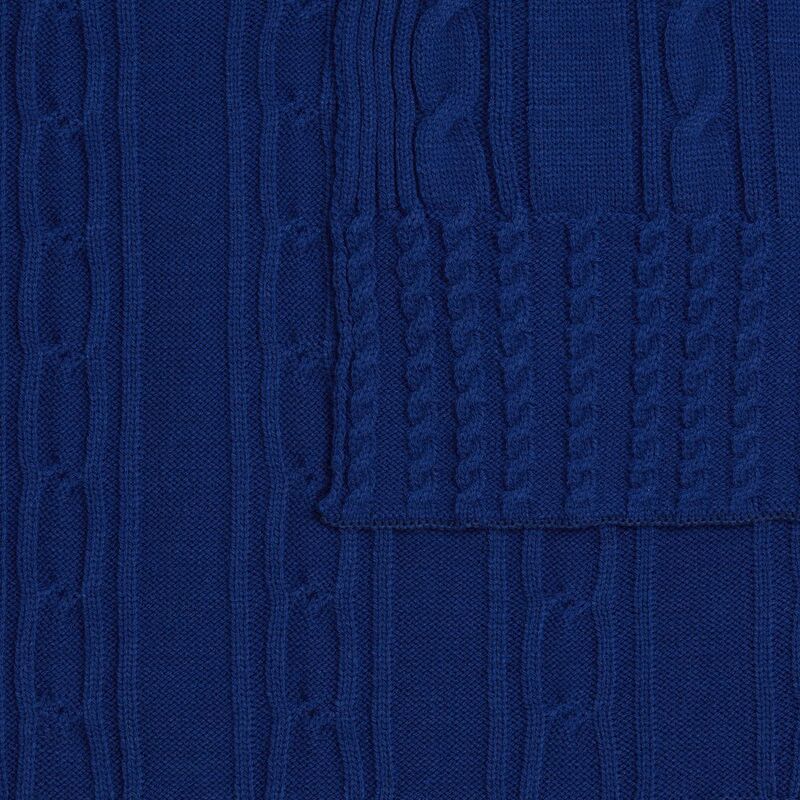 Плед Remitti, темно-синий (кобальт) арт.19246.46