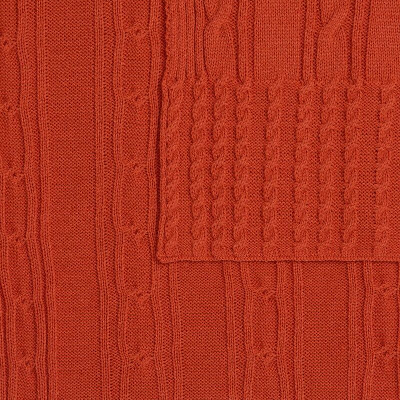 Плед Remitti, оранжевый (морковь) арт.19246.20