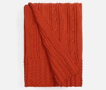 Плед Remitti, оранжевый (морковь) арт.19246.20