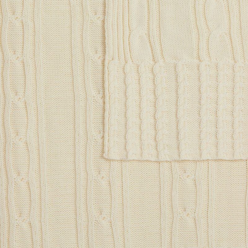 Плед Remitti, белый (молочный) арт.19246.61