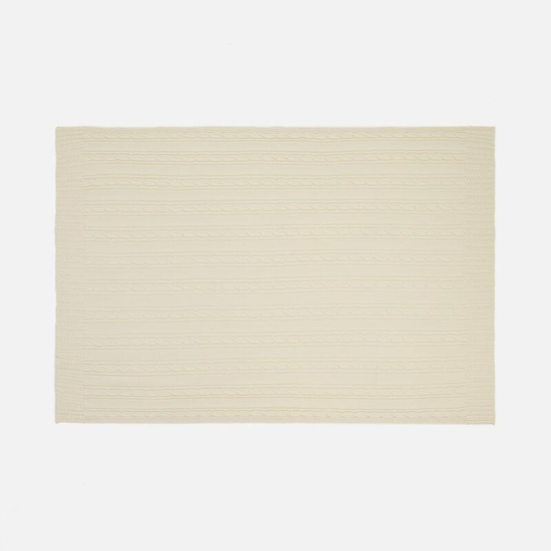 Плед Remitti, белый (молочный) арт.19246.61