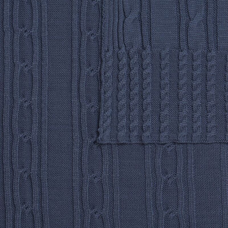 Плед Remitti, серо-синий (сланец) арт.19246.27