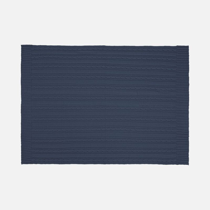 Плед Remitti, серо-синий (сланец) арт.19246.27