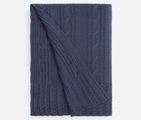 Плед Remitti, серо-синий (сланец) арт.19246.27