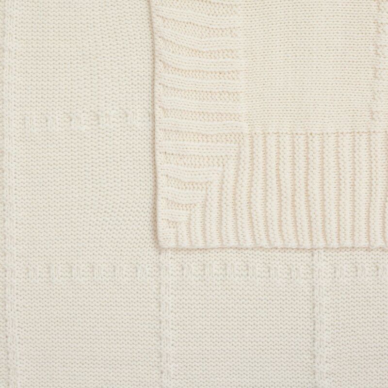 Плед Quadrisma, белый (молочный) арт.19248.61