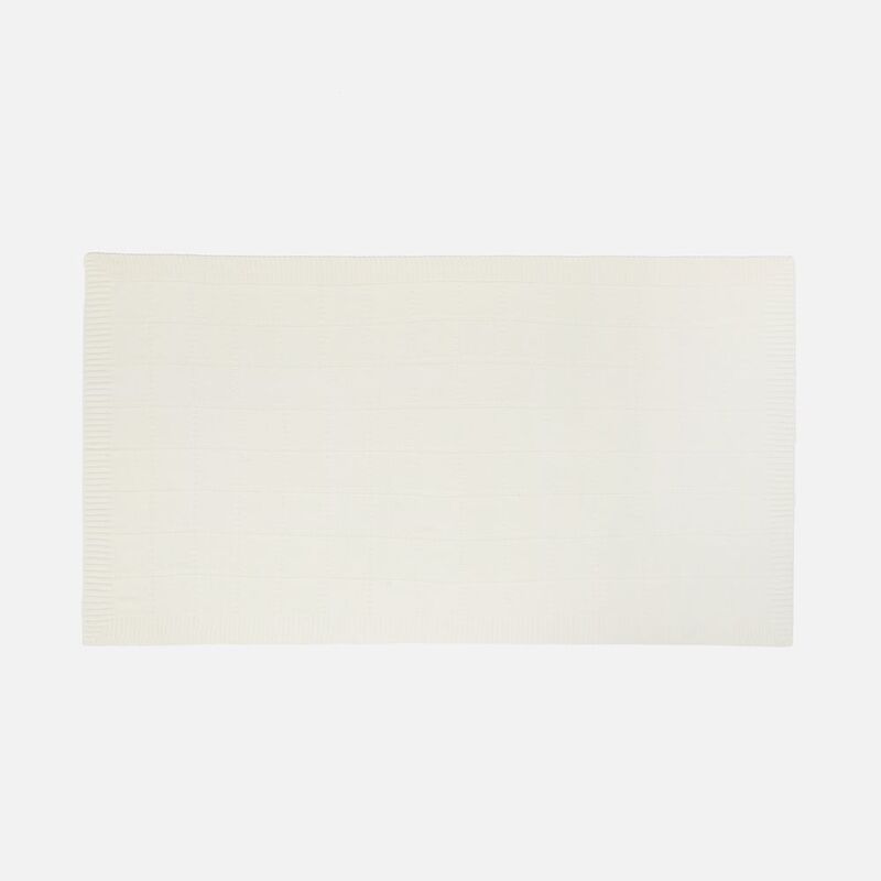 Плед Quadrisma, белый (молочный) арт.19248.61