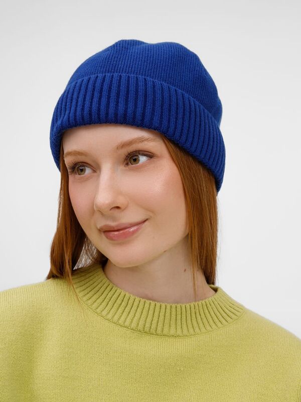 Шапка ComFleece, темно-синяя (кобальт) арт.19249.46